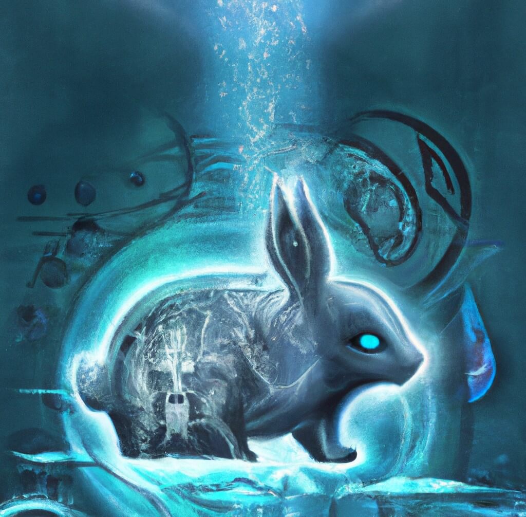 The Water Rabbit: A Journey Through Chinese Zodiac from an enigmatic creature in a Futuristic Universe