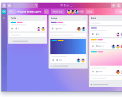 Trello planning and research tool