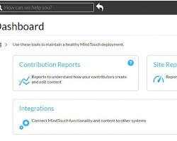 screenshot of MindTouch's knowledge base