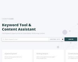 CognitiveSEO keyword research tool