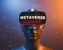user warning others about the risks of the metaverse