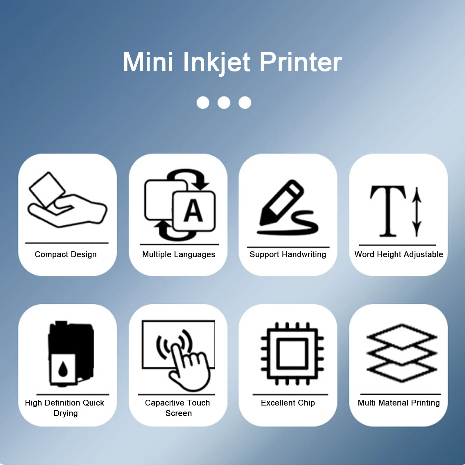 12.7mm Multipurpose Easy Handheld Printer (acrylic, Touch Panel) | Commercial Equipment | Commercial Use | just | like | using | Commercial Equipment - Image 11