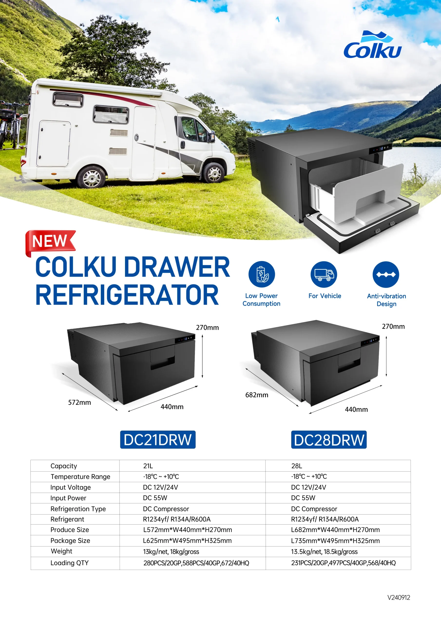 12v/24v Refrigerator 21/28/40l Camping Car (40l, Anti-vibration) - Commercial Equipment - Commercial Use | 40L | order. | product - Image 5
