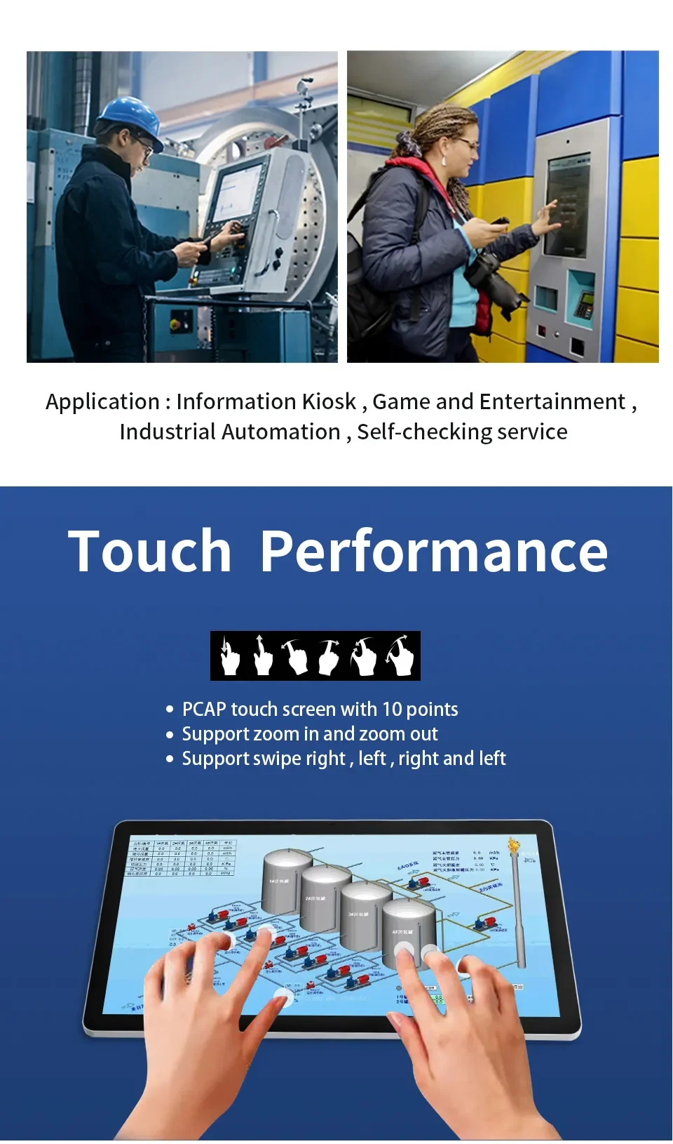 15.6/17.3/18.5 All Touch Android Hdmi Mount (240v, Interfaces) - Commercial Use - Commercial Equipment | 240V | backlight | Touch Panel - Image 20