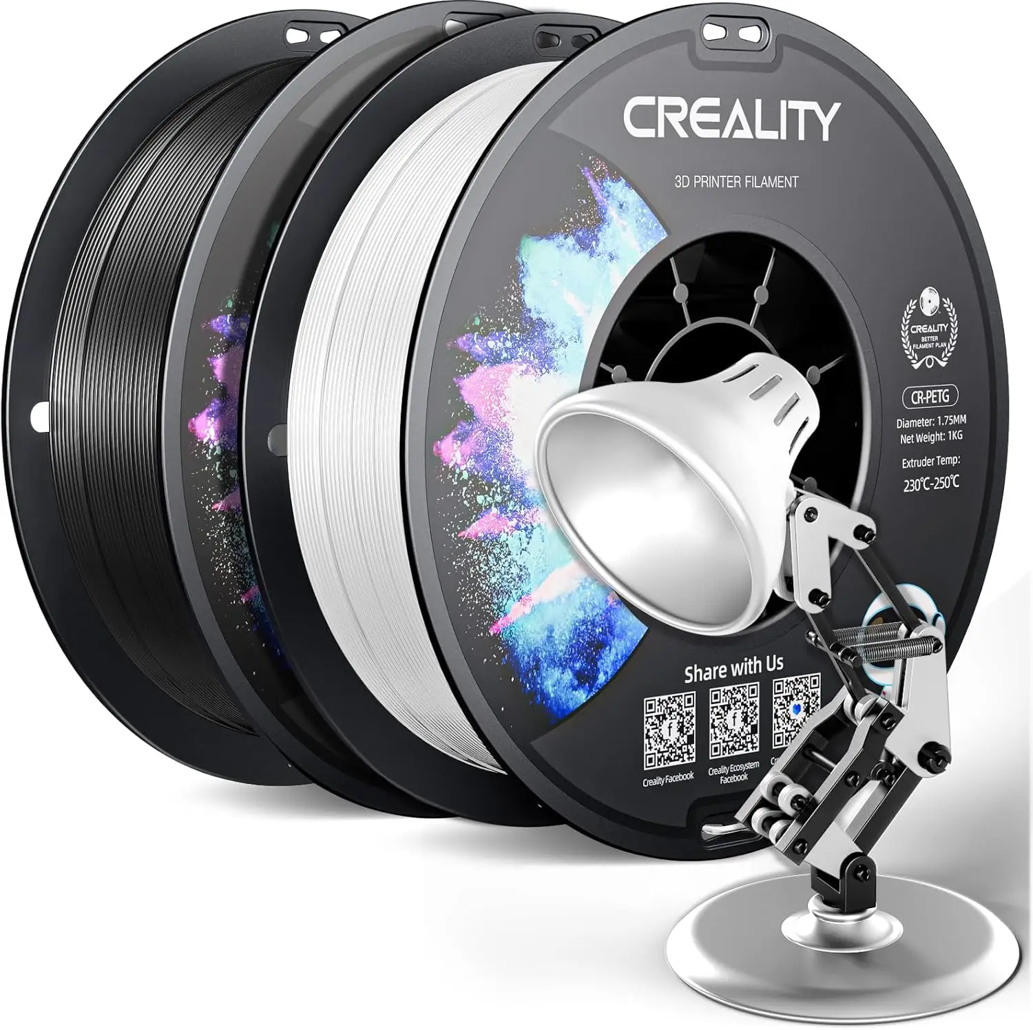 1kg 1.75mm Creality (size, Transparent) | Commercial Equipment | Commercial Use | parameters | strength | size | Commercial Equipment