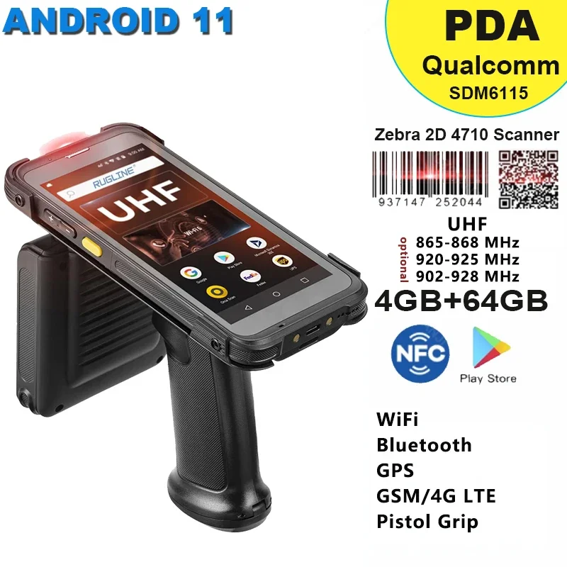 5.5-inch Android Barcode Pistol Handheld Charging (contact, Specifications) - Commercial Equipment - Commercial Use | customers | economic | RT-F505 M - Image 23