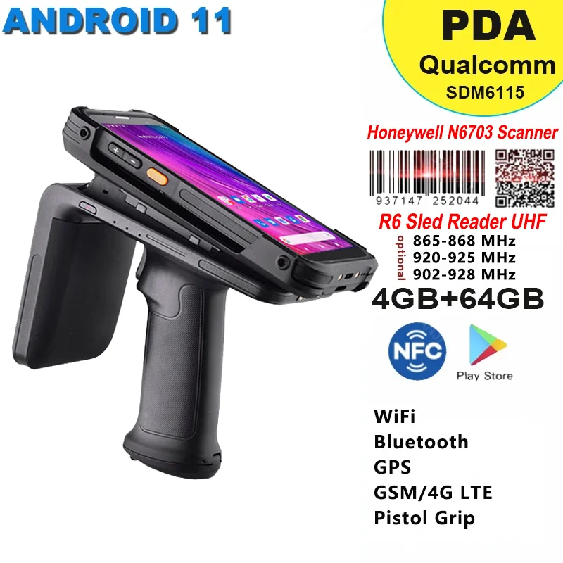 5.5-inch Android Barcode Pistol Handheld Charging (contact, Specifications) - Commercial Equipment - Commercial Use | customers | economic | RT-F505 M - Image 25