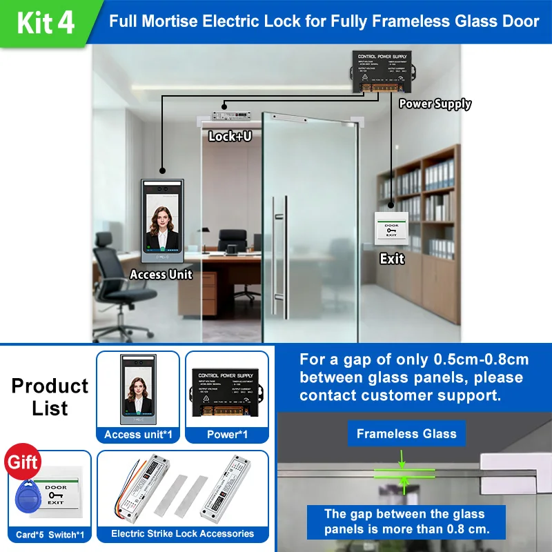 7-inch Face Rfid Access System Time (elevator, Lock): Commercial Equipment - Commercial Use | organizations. | independently | wifi - Image 7