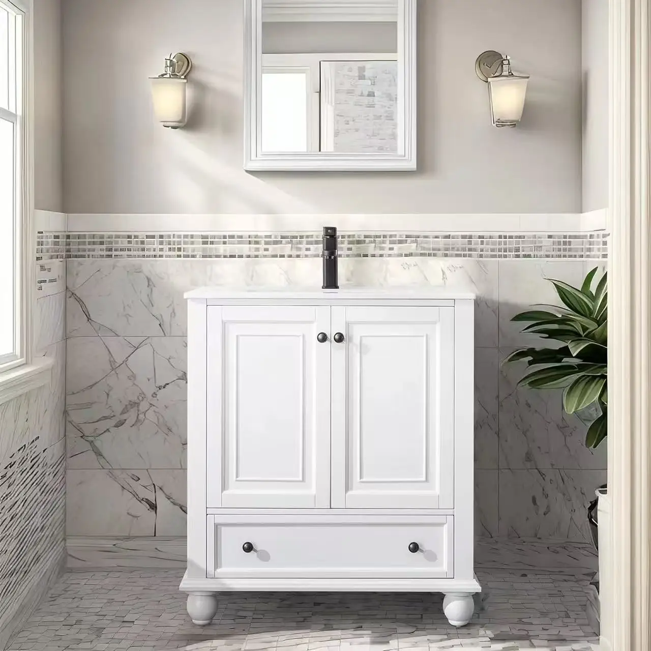 American Floor Bathroom Cabinet Oak Single (foam, China) | Commercial Equipment | Commercial Use | guangdong