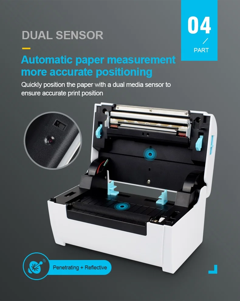 Barcode Printer Chweida Wireless Usb (many) | Commercial Equipment | Commercial Use | Bluetooth with Stand | 110mm | print | Commercial Equipment - Image 10
