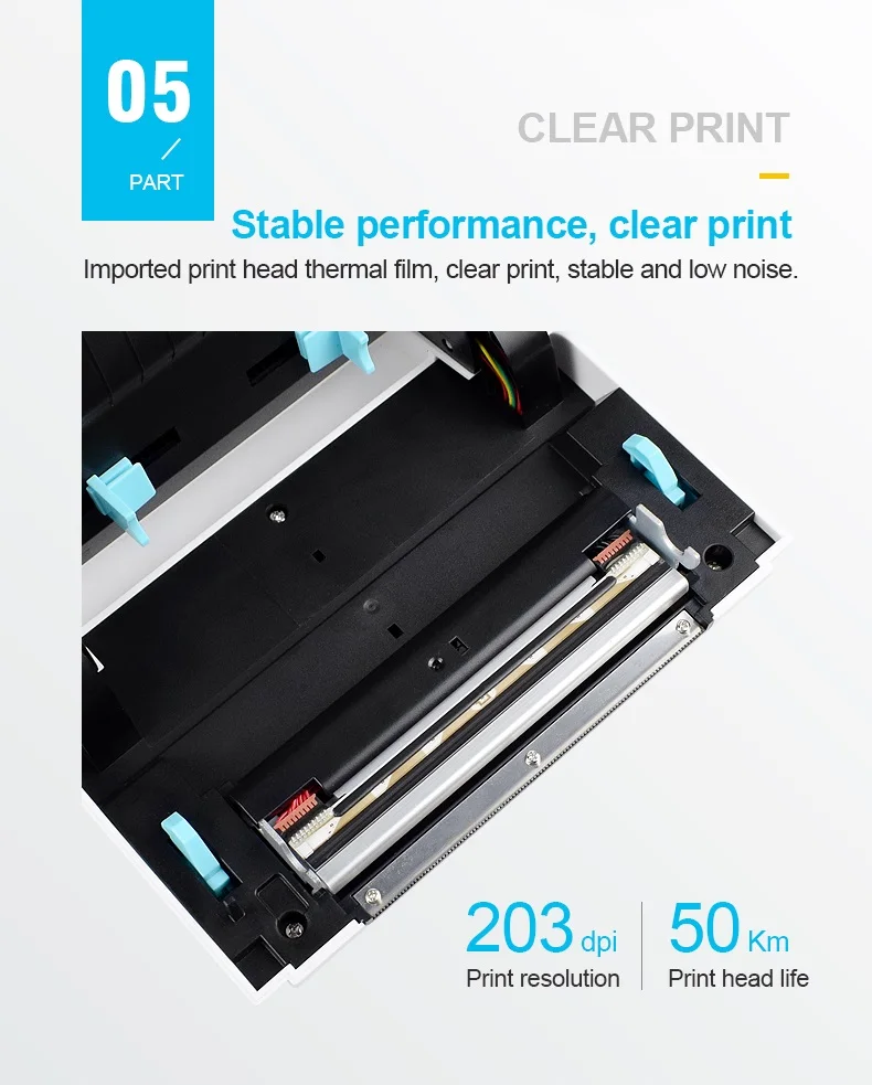 Barcode Printer Chweida Wireless Usb (many) | Commercial Equipment | Commercial Use | Bluetooth with Stand | 110mm | print | Commercial Equipment - Image 11