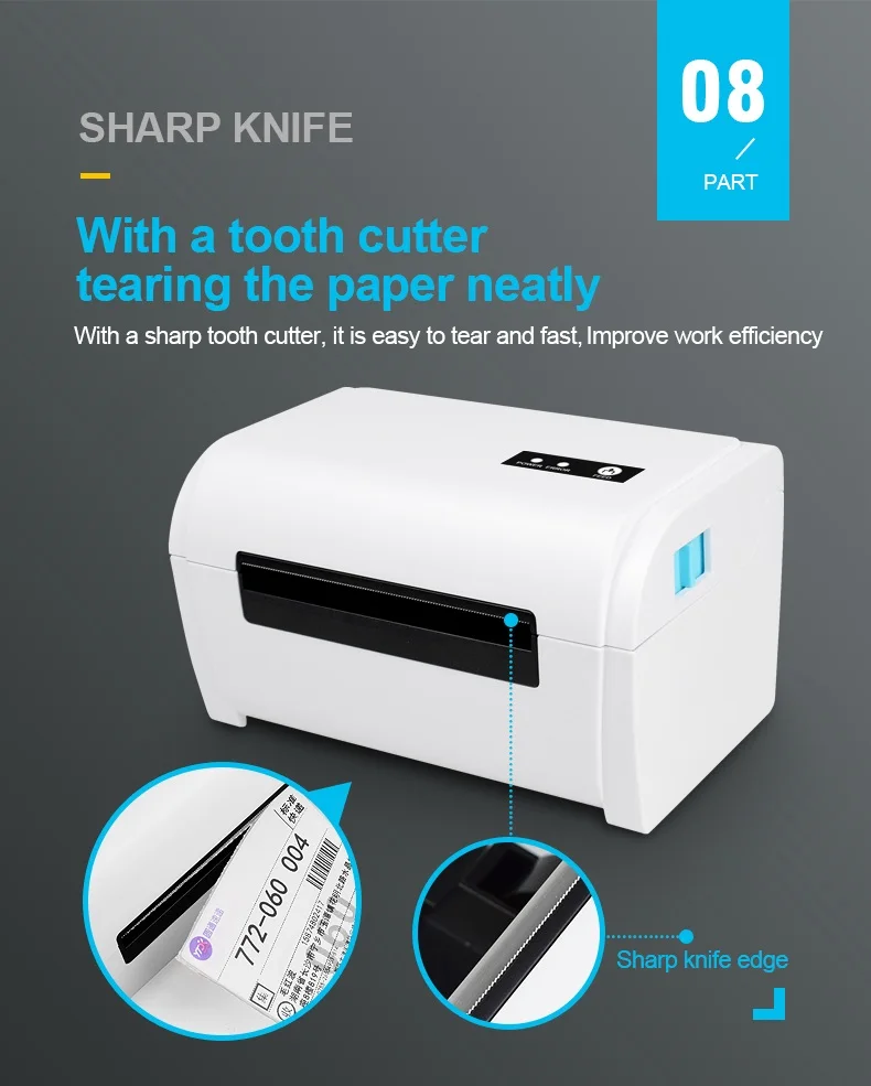 Barcode Printer Chweida Wireless Usb (many) | Commercial Equipment | Commercial Use | Bluetooth with Stand | 110mm | print | Commercial Equipment - Image 14