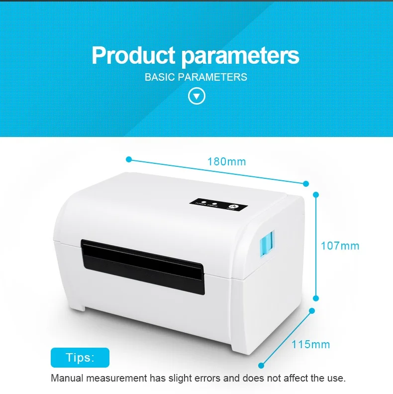 Barcode Printer Chweida Wireless Usb (many) | Commercial Equipment | Commercial Use | Bluetooth with Stand | 110mm | print | Commercial Equipment - Image 15