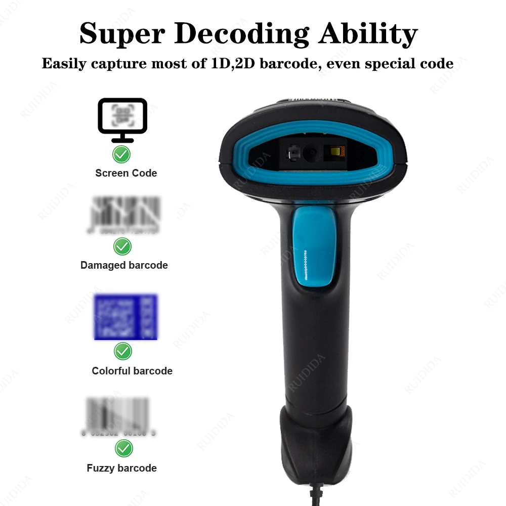 Barcode Reader Wired: Commercial Equipment Unit - Commercial Use - Irregular, EAN-13 | 2.4g | play | macos | Commercial Equipment - Image 16