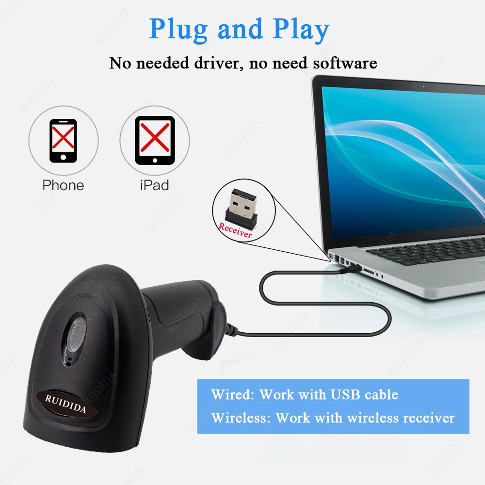 Barcode Reader Wired: Commercial Equipment Unit - Commercial Use - Irregular, EAN-13 | 2.4g | play | macos | Commercial Equipment - Image 20