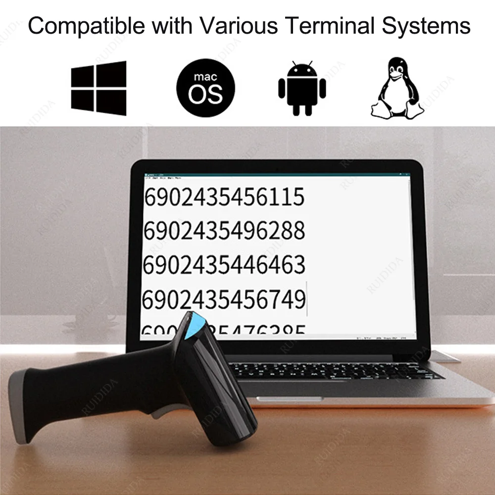 Barcode Reader Wired: Commercial Equipment Unit - Commercial Use - Irregular, EAN-13 | 2.4g | play | macos | Commercial Equipment - Image 4