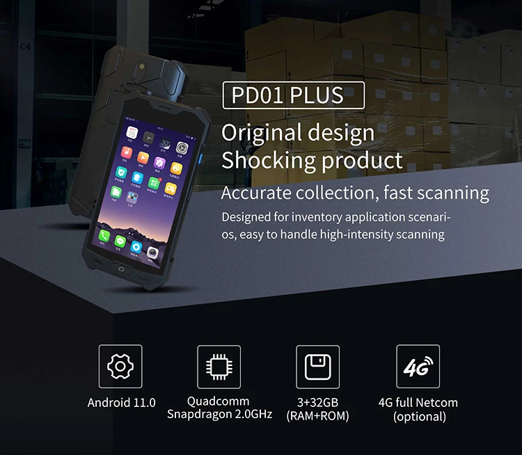 Barcode Rugged Handheld Ip68 Scanner Android Pda (240v, Product) - Commercial Equipment - Commercial Use | 240V | battery | operation - Image 2