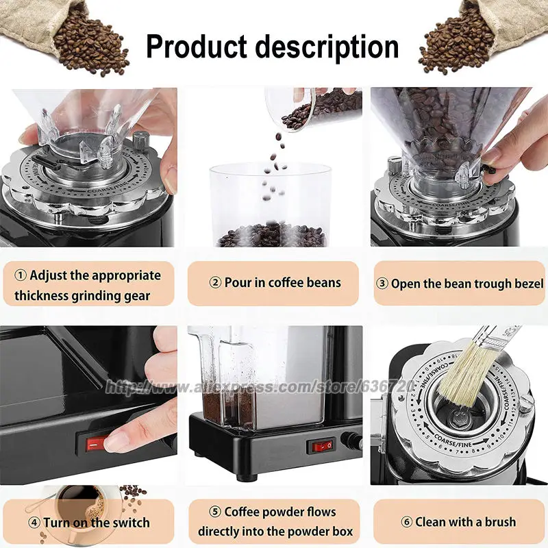 Bean Electric Automatic (200w, 110v-120v) - Commercial Use - Commercial Equipment | 1L | 110V | 200W - Image 6
