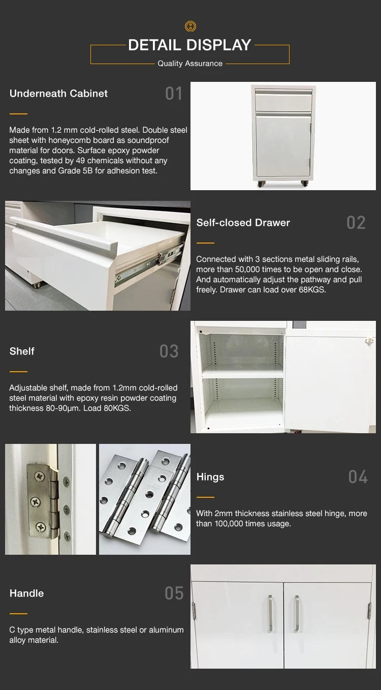 Bench Furniture Computer Work Laboratory Steel Lab Full | Commercial Equipment - Image 8