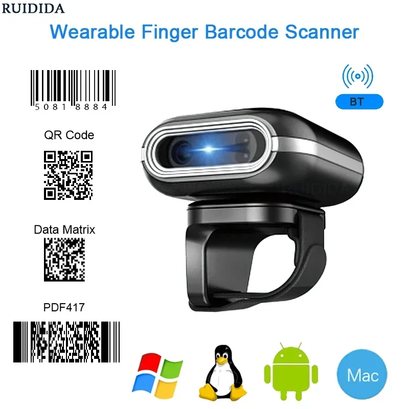 Bluetooth Portable Ring Finger (rfs20) | Commercial Equipment | Commercial Use | computer | connection | mode-----usb | Commercial Equipment - Image 3