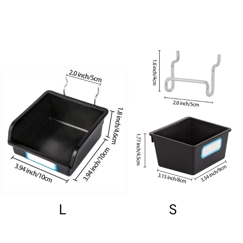 Board Hardware Storage Labels (1-2cm, Black/transparents/white) - Commercial Use - Commercial Equipment | quick | organization. | need - Image 7