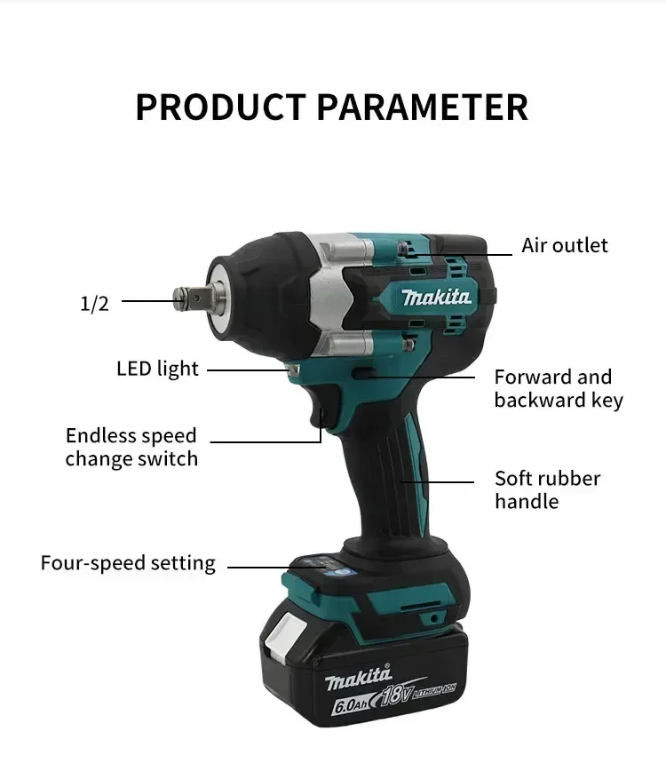Brushless Torque Drill Electric (packaging) - Commercial Equipment - Commercial Use | please | understand | mind. | Commercial Equipment - Image 4