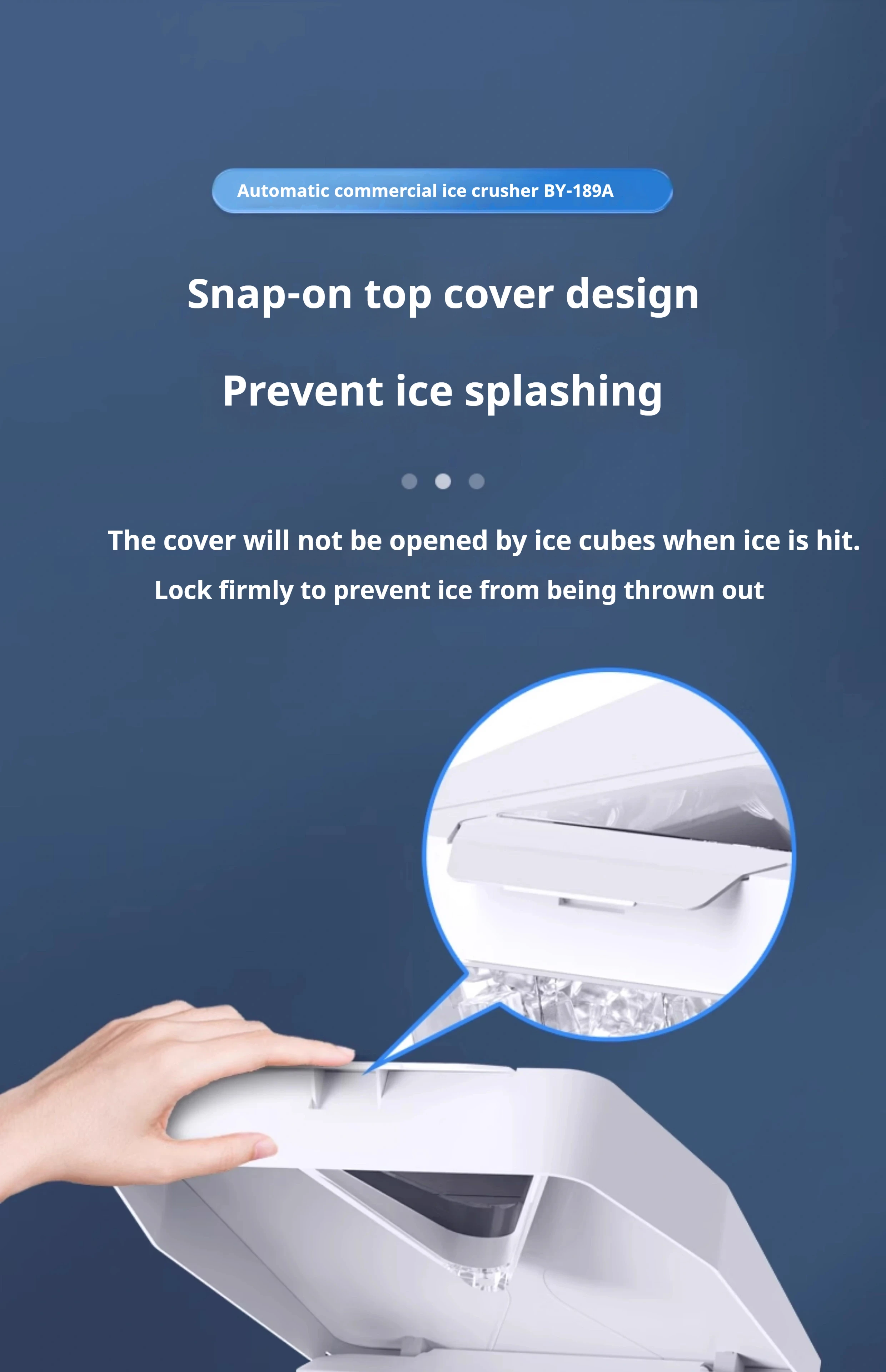 Bubble Ice Perfect (white) | Ice Machine | Bar & Restaurant Service | Yellow | WHITE | Red | Commercial Ice Machines - Image 16