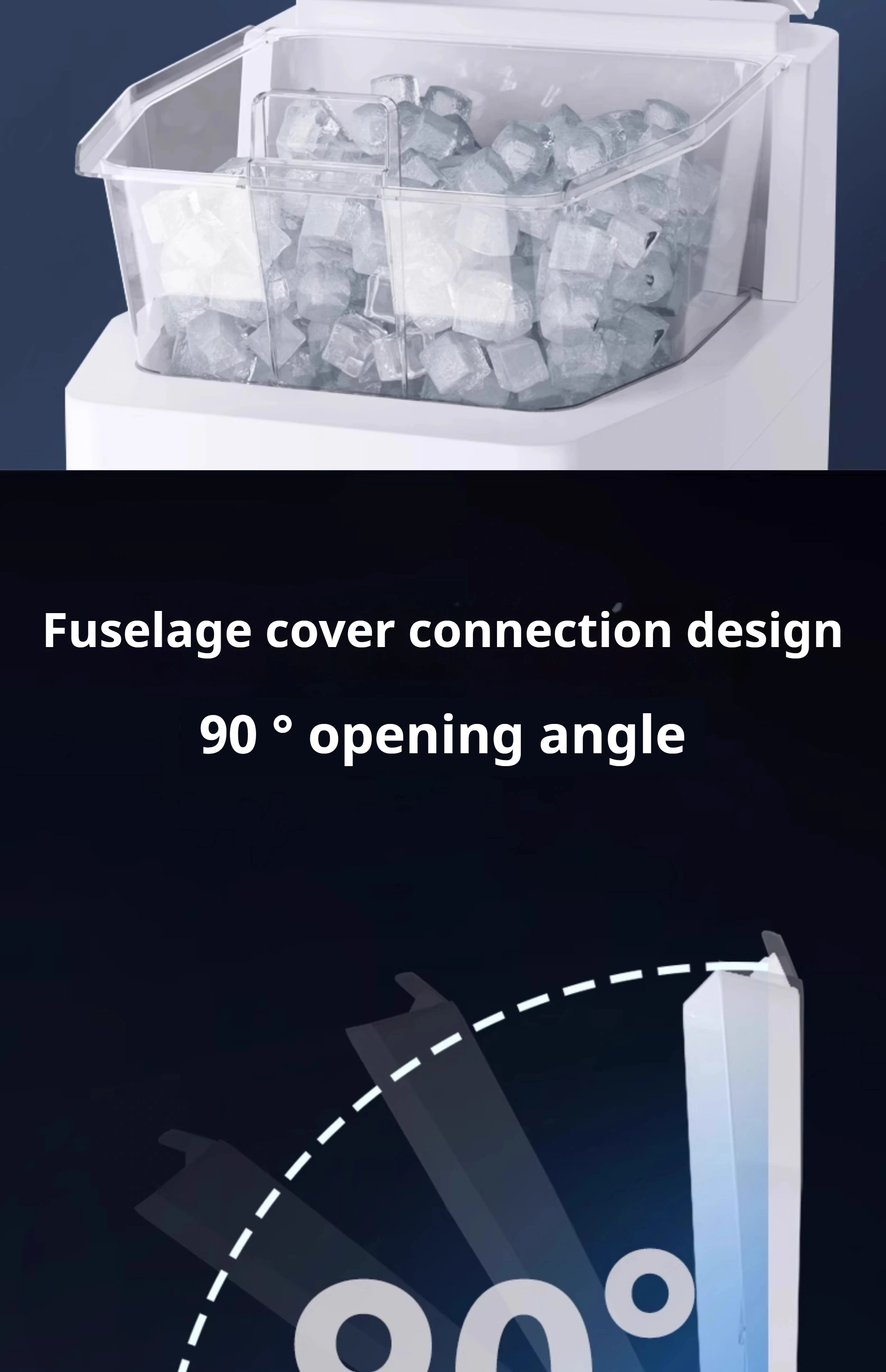 Bubble Ice Perfect (white) | Ice Machine | Bar & Restaurant Service | Yellow | WHITE | Red | Commercial Ice Machines - Image 17