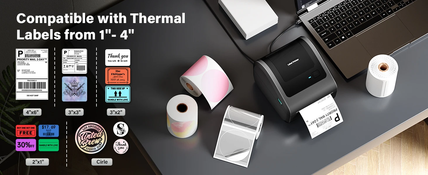 Business Label Printer (setting, Video): Commercial Equipment - Commercial Use | settings | install | D450 | Commercial Equipment - Image 4