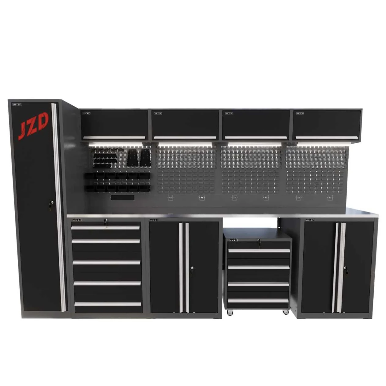 Cabinet Double-door Garage Durable Steel Set (furniture., Bookcases) - Commercial Equipment - Commercial Use | must | mechanical | effective