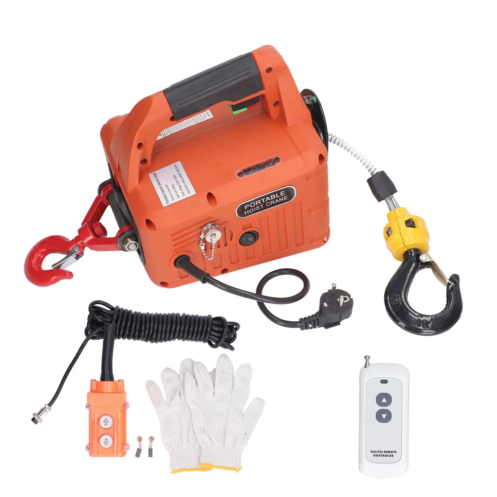 Capacity Electric 7.6m Portable Hoist Resistant (1500w, Powerful) - Commercial Use - Commercial Equipment | 220V | 1500W | range
