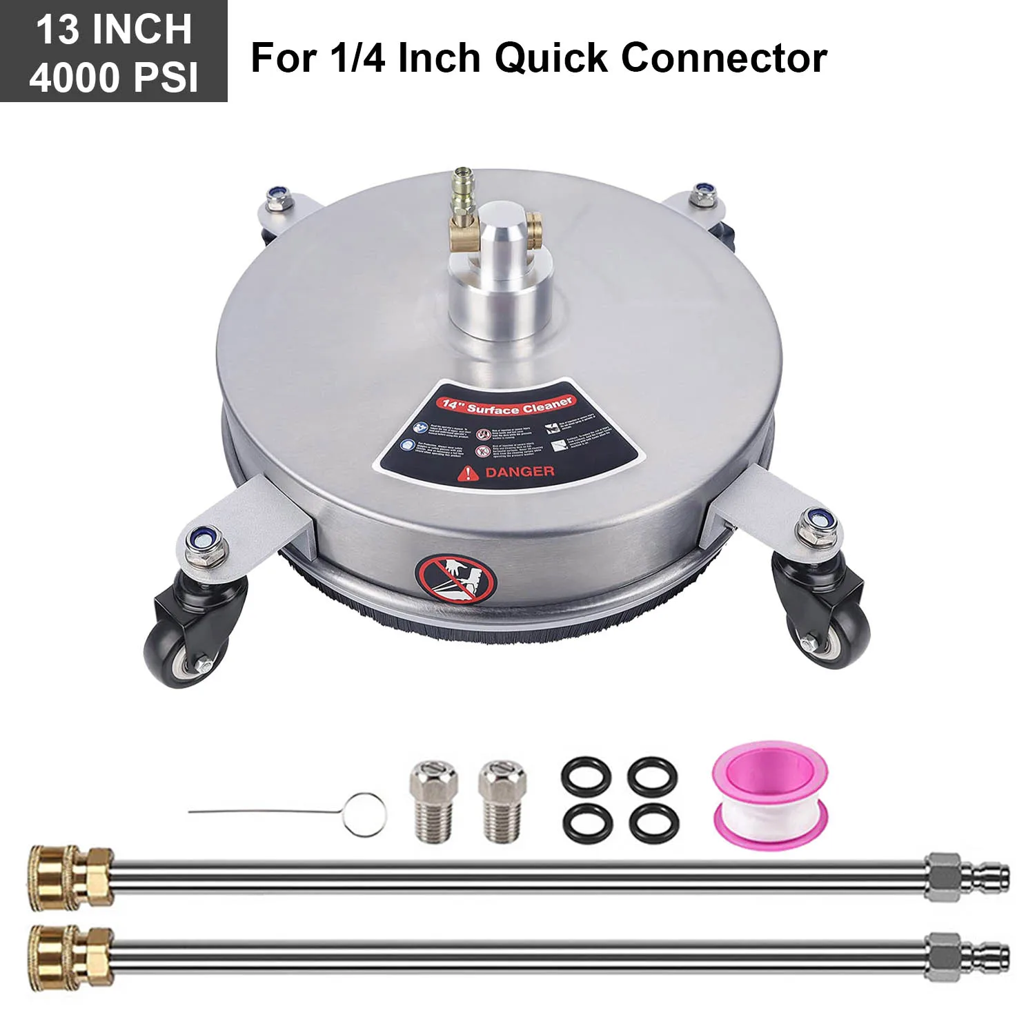 Clean Inch Cleaner (stainless Steel, Gray) - Commercial Equipment For Commercial Use | Stainless steel | stubborn | surfaces