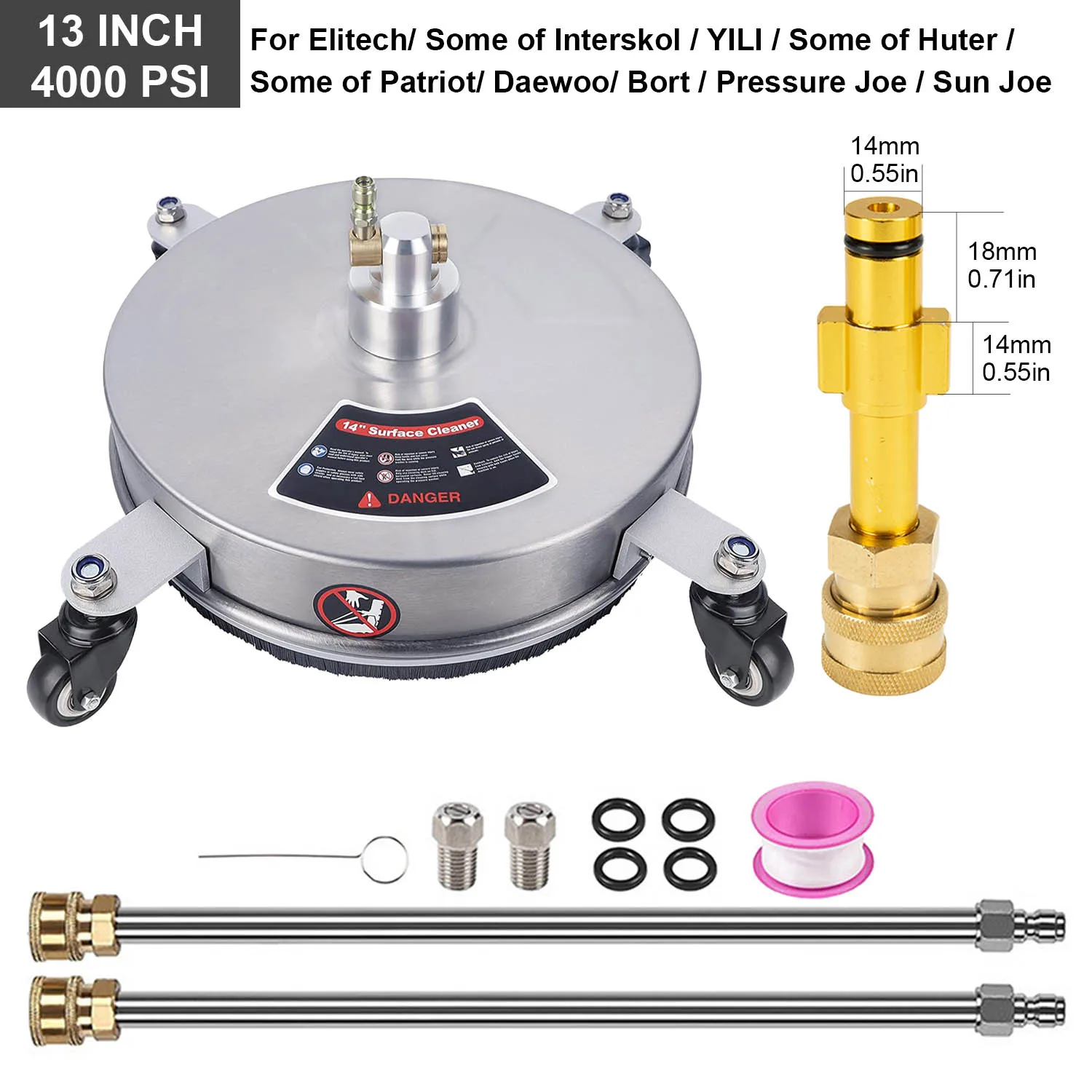 Clean Inch Cleaner (stainless Steel, Gray) - Commercial Equipment For Commercial Use | Stainless steel | stubborn | surfaces - Image 37