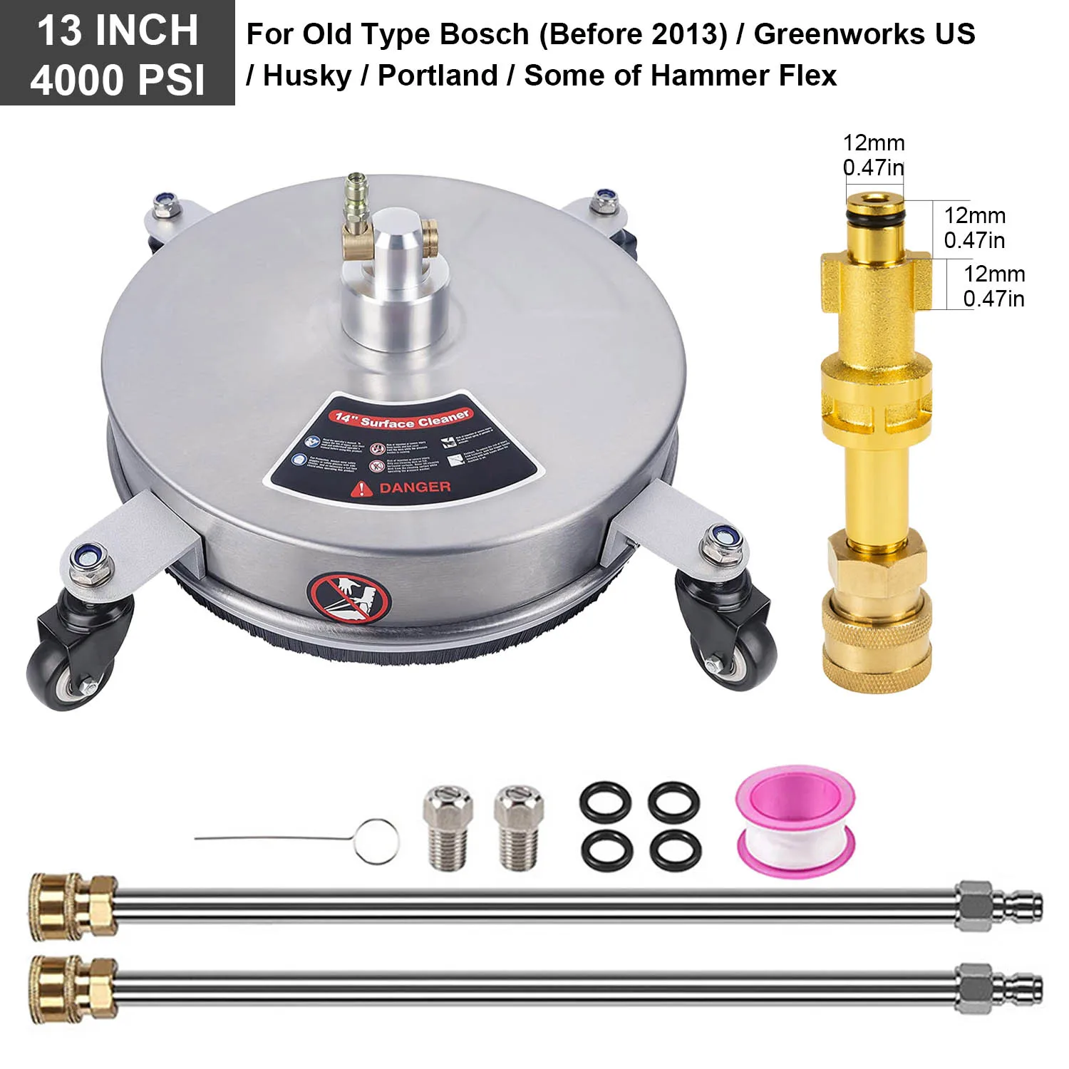 Clean Inch Cleaner (stainless Steel, Gray) - Commercial Equipment For Commercial Use | Stainless steel | stubborn | surfaces - Image 38