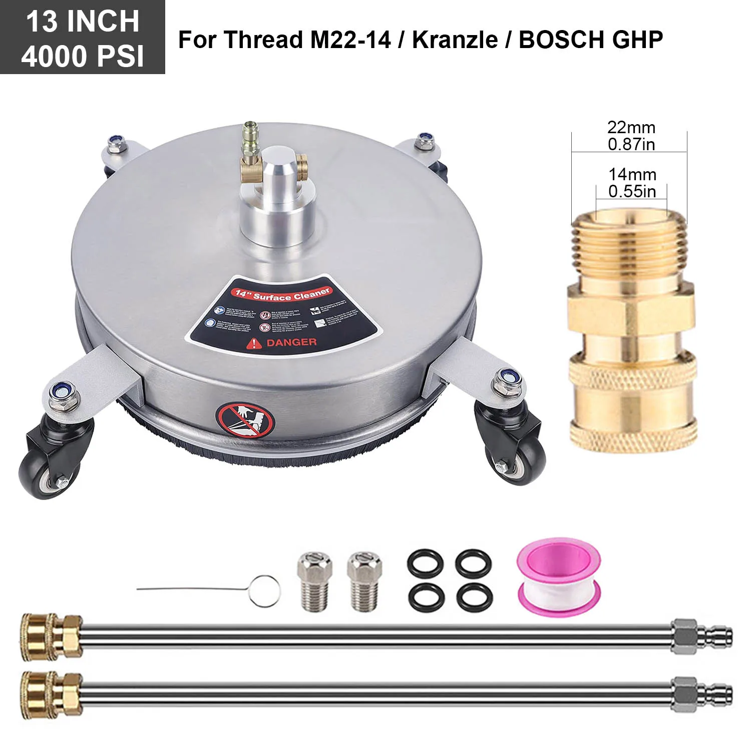 Clean Inch Cleaner (stainless Steel, Gray) - Commercial Equipment For Commercial Use | Stainless steel | stubborn | surfaces - Image 43