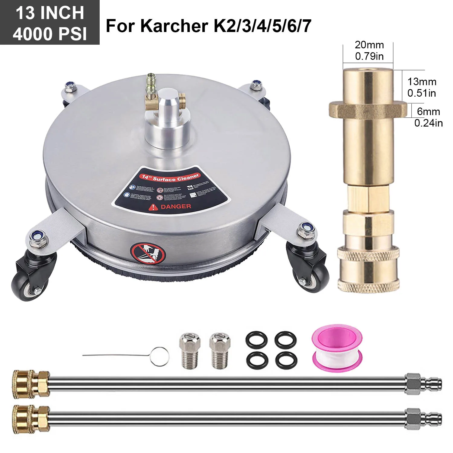 Clean Inch Cleaner (stainless Steel, Gray) - Commercial Equipment For Commercial Use | Stainless steel | stubborn | surfaces - Image 47