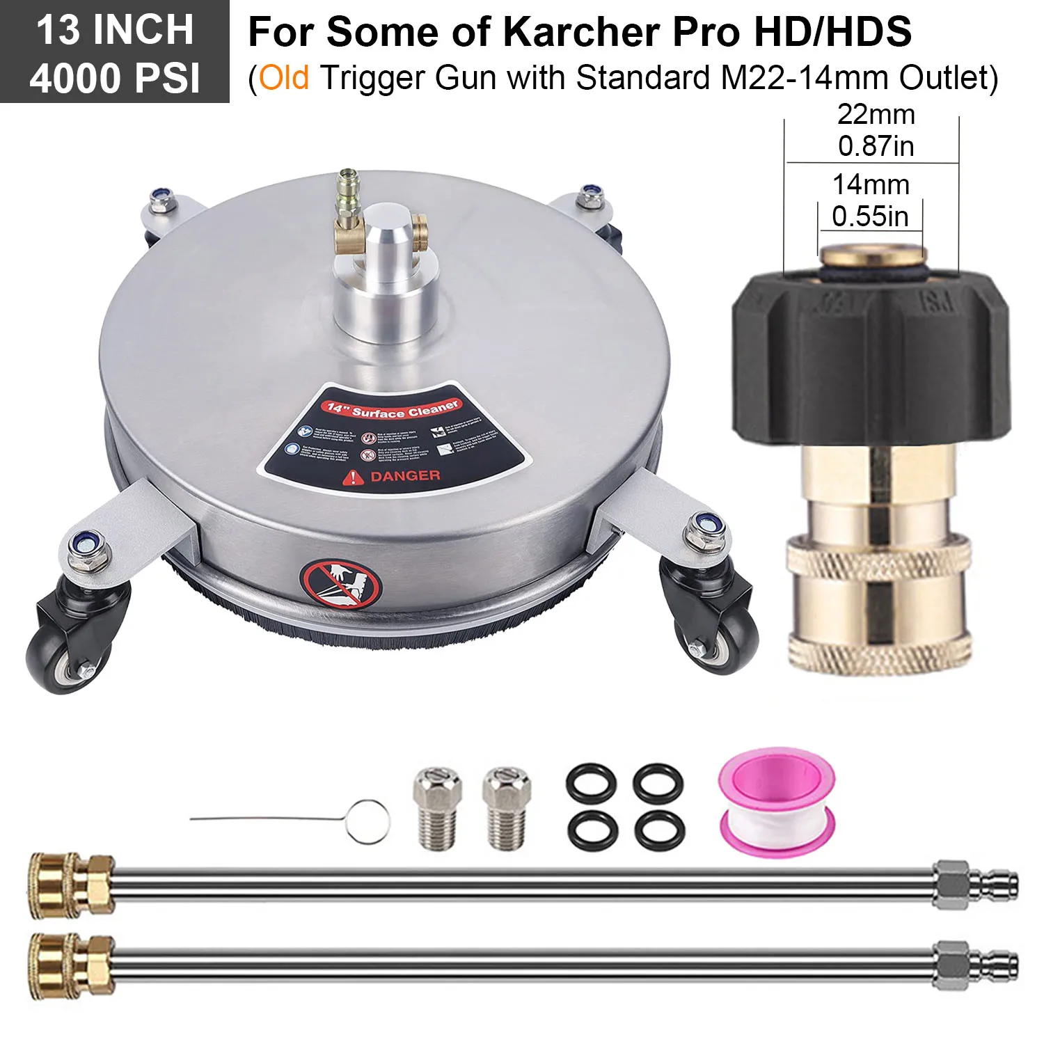 Clean Inch Cleaner (stainless Steel, Gray) - Commercial Equipment For Commercial Use | Stainless steel | stubborn | surfaces - Image 49