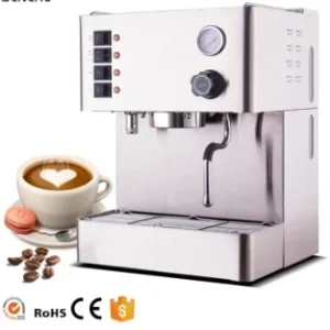 Coffee Espresso Automatic (220v, Stainless Steel): Commercial Equipment - Commercial Use | 1.7L | 220V | 3000W