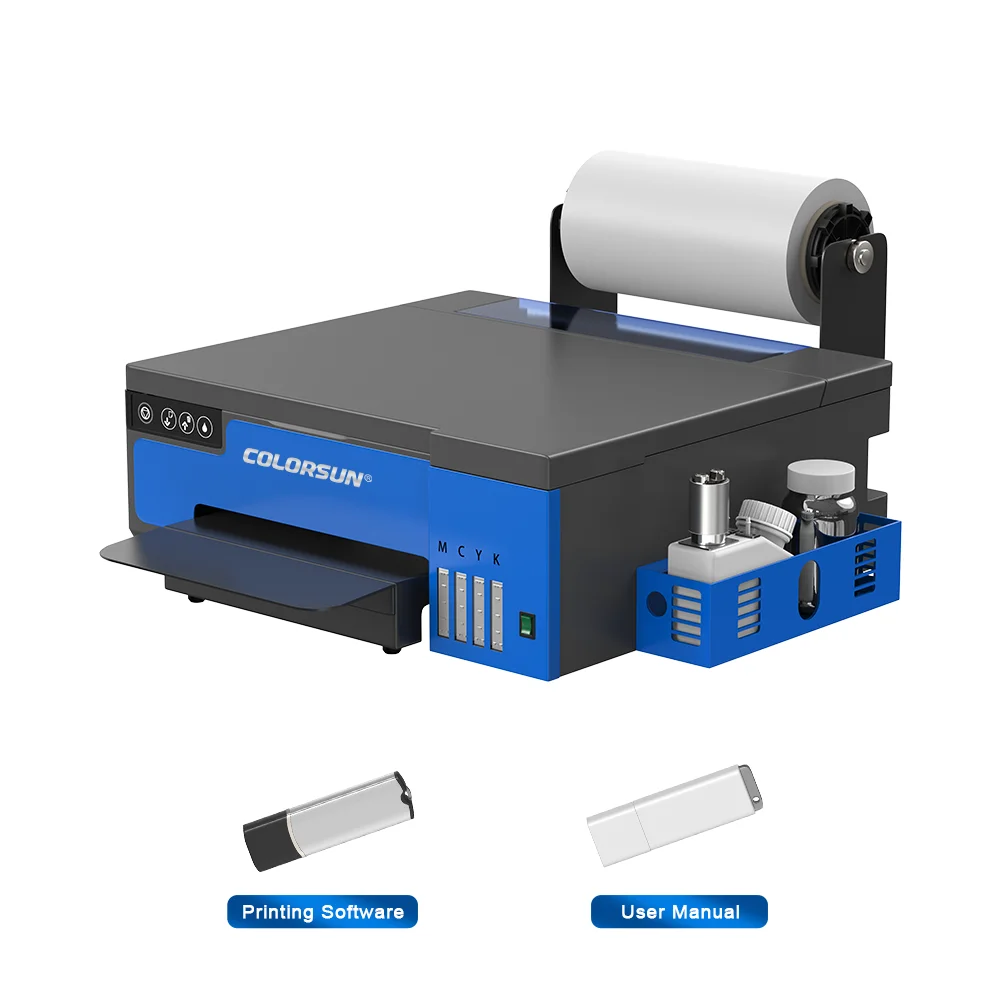 Colorsun Dtf L18058 Printer (dtf Printer W, Degrees) - Commercial Equipment For Commercial Use | XP600 | Printer With Oven B | 2.printing