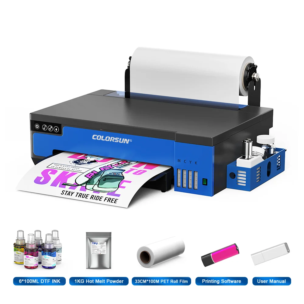 Colorsun Dtf L18058 Printer (dtf Printer W, Degrees) - Commercial Equipment For Commercial Use | XP600 | Printer With Oven B | 2.printing - Image 11