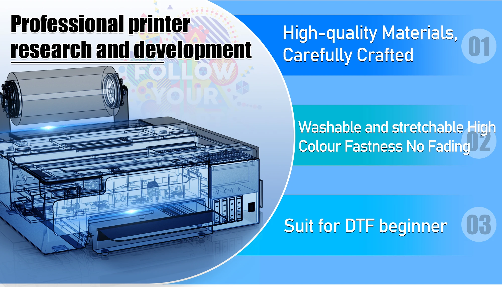 Colorsun Dtf L18058 Printer (dtf Printer W, Degrees) - Commercial Equipment For Commercial Use | XP600 | Printer With Oven B | 2.printing - Image 5