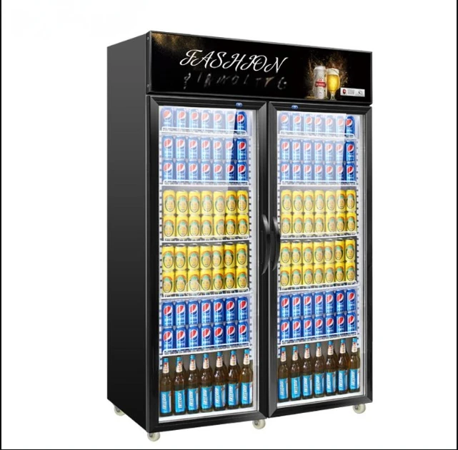Supermarket Two Doors Cooler Equipments Stand: Commercial Equipment Unit - Commercial Use - More, Click | surprises | refrigerator | 1200 600 2000