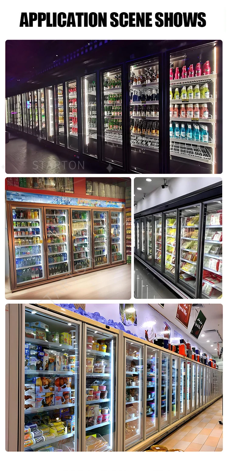 Supermarket Two Doors Cooler Equipments Stand: Commercial Equipment Unit - Commercial Use - More, Click | surprises | refrigerator | 1200 600 2000 - Image 8