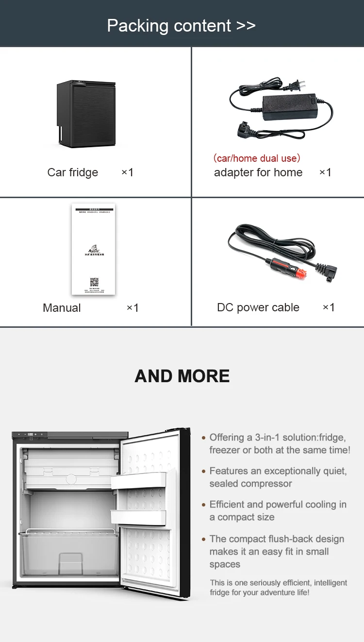90l Fridge Upright Motor Vehicle 24v Refrigerator Caravan 12v Compressor | Commercial Equipment - Image 7