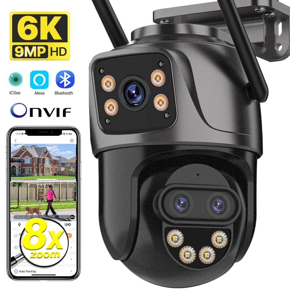 Dual Camera Wifi Three | RJ45 | IP66 | Commercial Equipment
