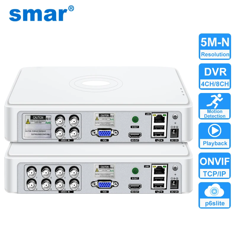 Channel Cvi Hybrid Smar Dvr | Timer | EU Plug | 8CH | None | Commercial Equipment