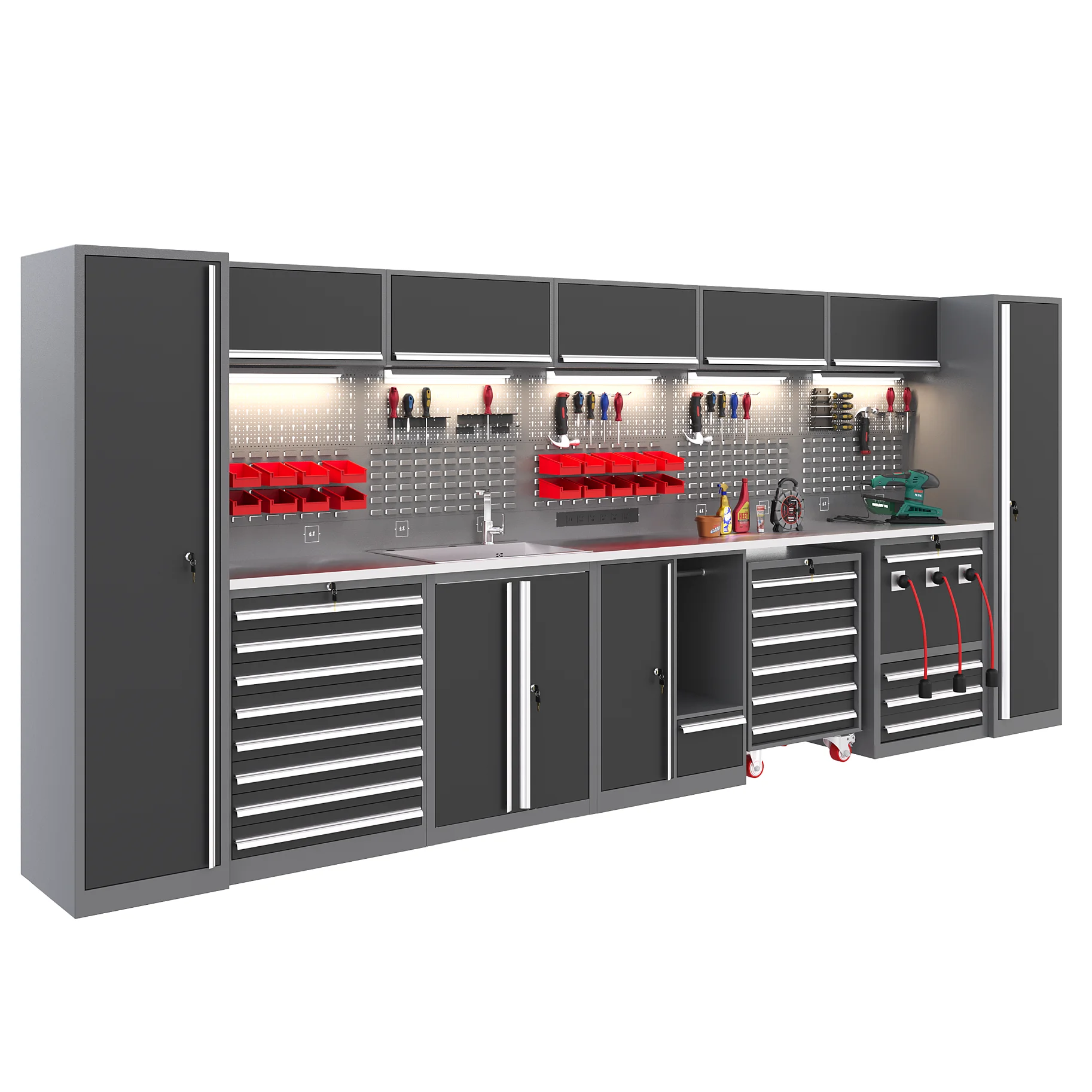 Commercial Equipment Unit Based On Internal Lockable 8drawers Dividers Double Adjustable Cabinet - Contact, Before, Ensures - Commercial Use | offer | - Image 4