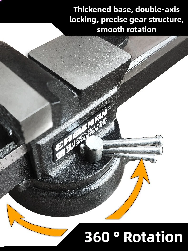 Steel Pliers Heavy Vise Craftsman Bench Table Multi-purpose Duty | 6 Inch | 12 Inch | Commercial Equipment - Image 8