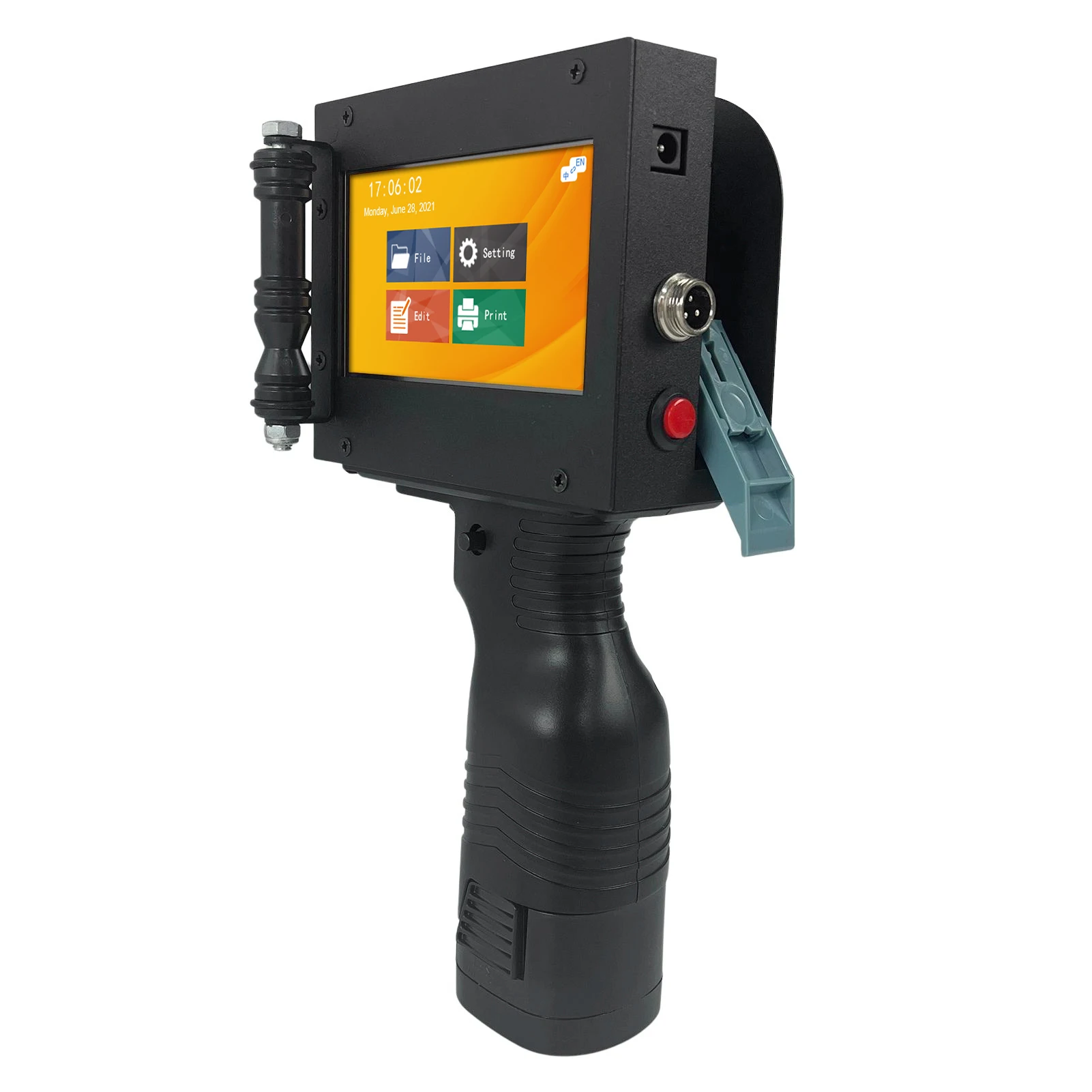 Portable Definition Printer Code Handheld Inkjet 4.3inch | 240V | AC-100 | DC-16 | Commercial Equipment - Image 4