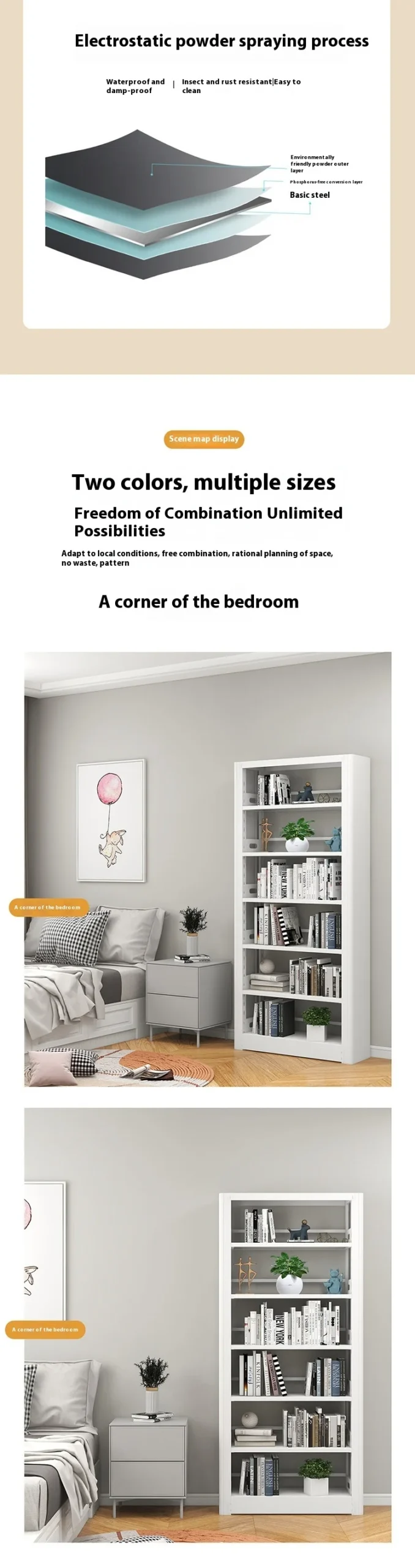 Retail Storage Book Shelf Rack Modern | Commercial Equipment - Image 6